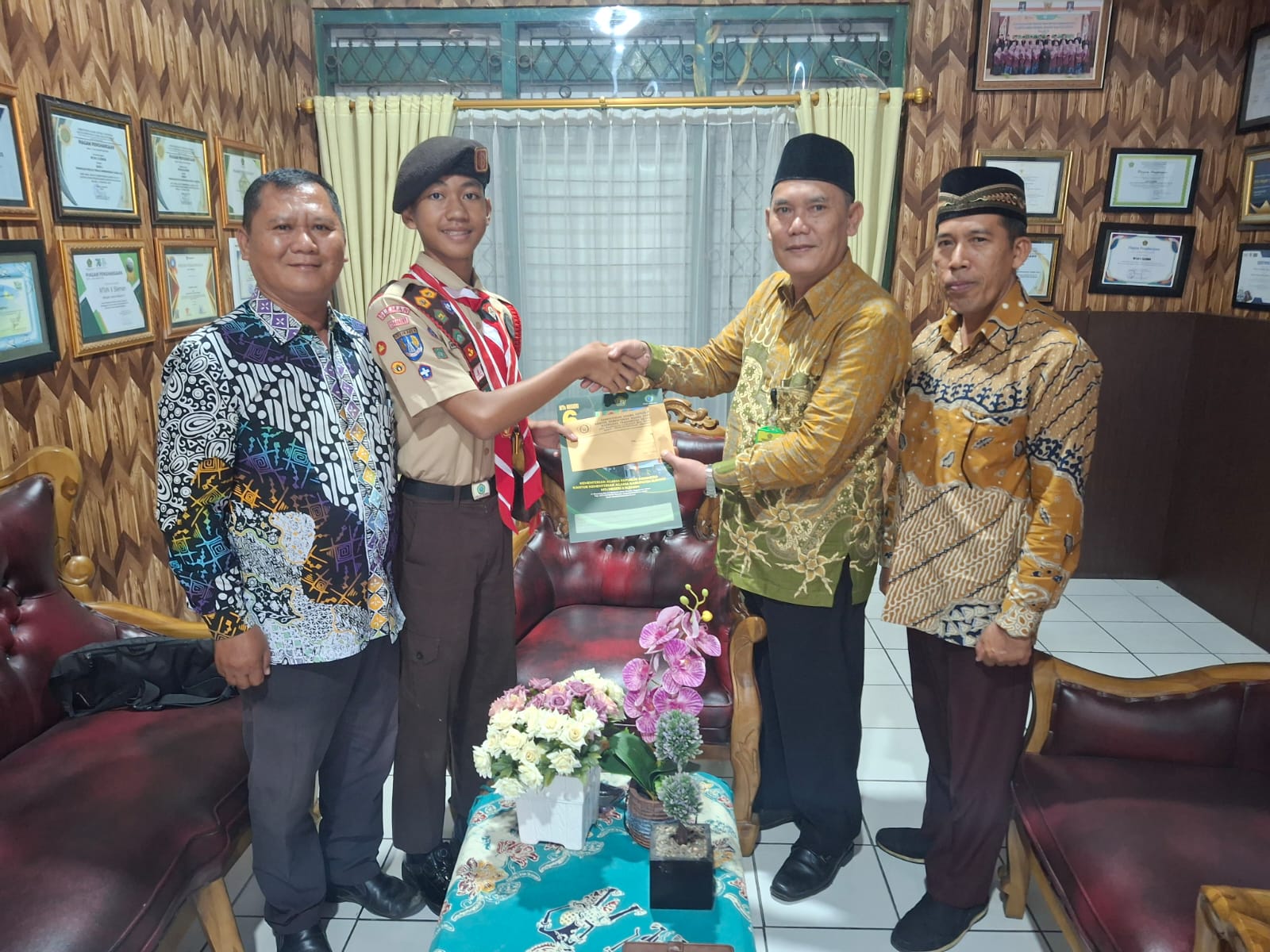 MTsN 6 Sleman Resmi Lepas Kontingen Jambore Nasional
