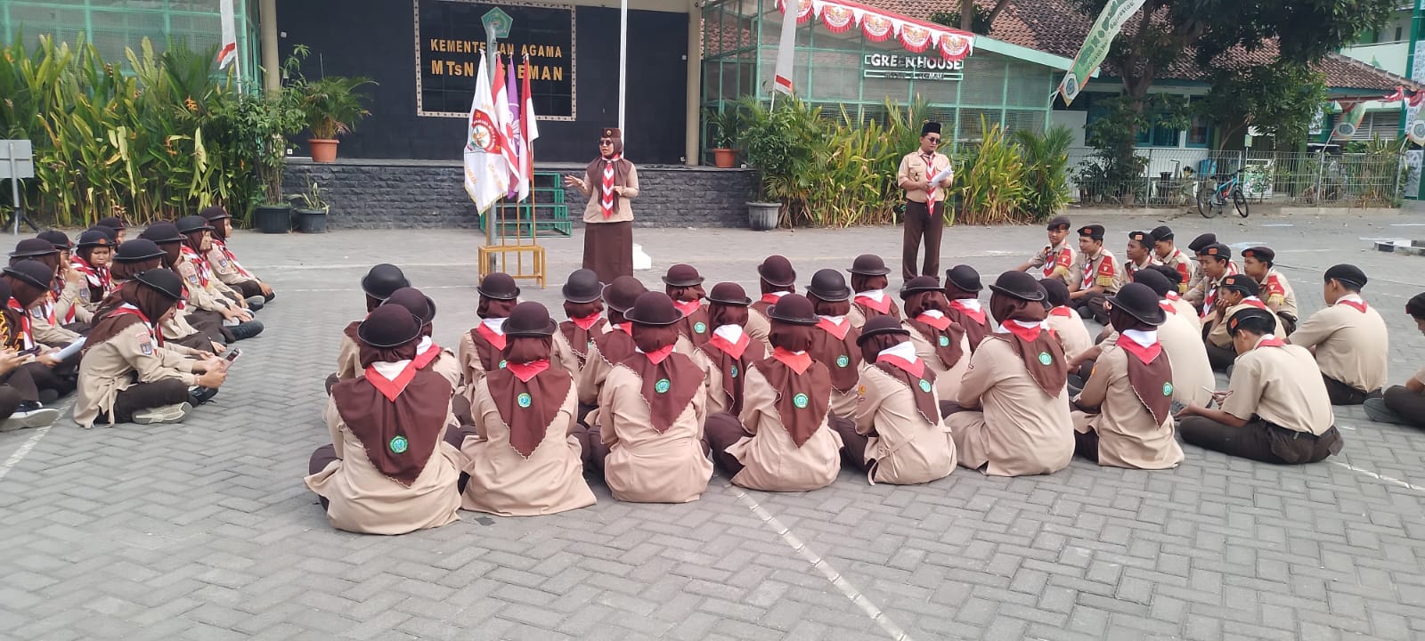 MTsN 6 Sleman Gelar Orientasi Dewan Penggalang, Cetak Pramuka Tangguh dan Berkarakter