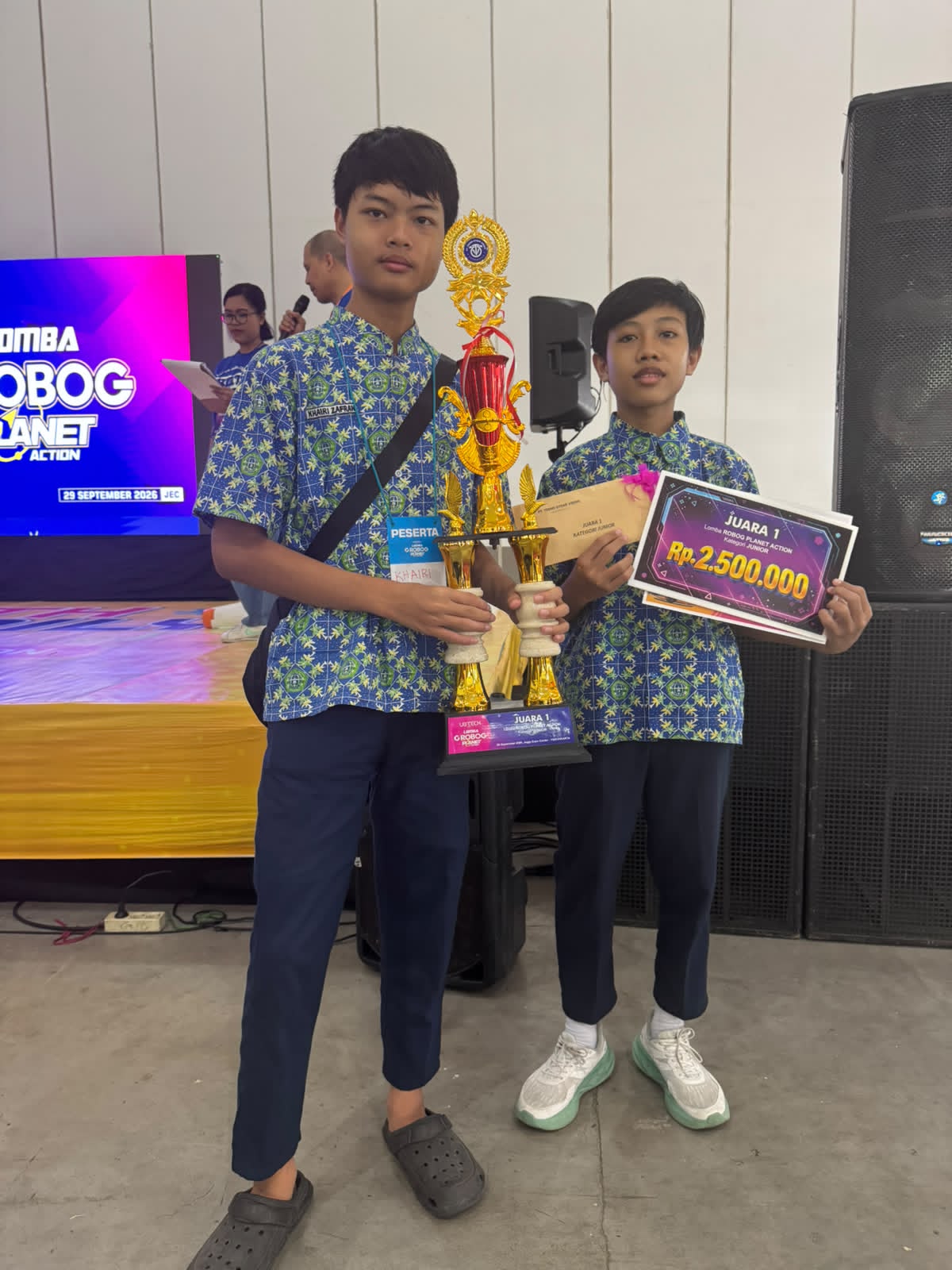 Tim Robotik MTs Negeri 6 Sleman Raih Juara 1 YOGYAKOMTEK 2026