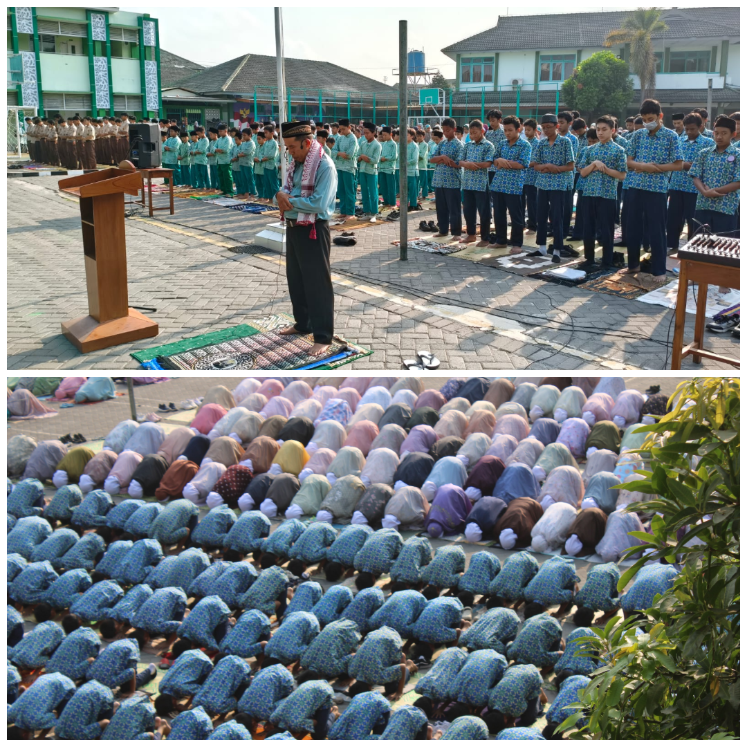 MTs NEGERI 6 SLEMAN BERSAMA MAN 3 SLEMAN DAN MIN 1 SLEMAN GELAR SALAT ISTISQA