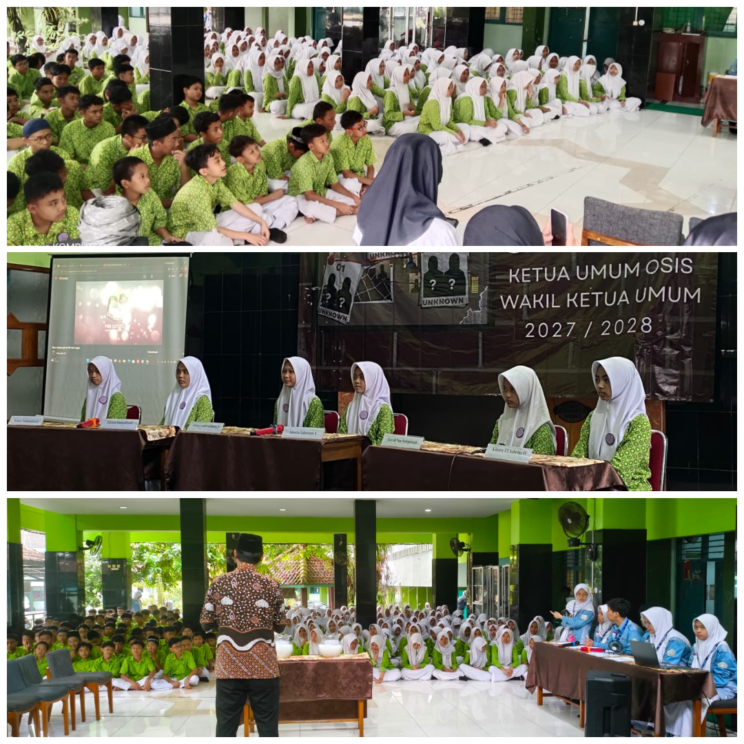 Kandidat Ketua dan Wakil Ketua OSIS MTsN 6 Sleman, Wujudkan Pemilihan  yang Demokratis