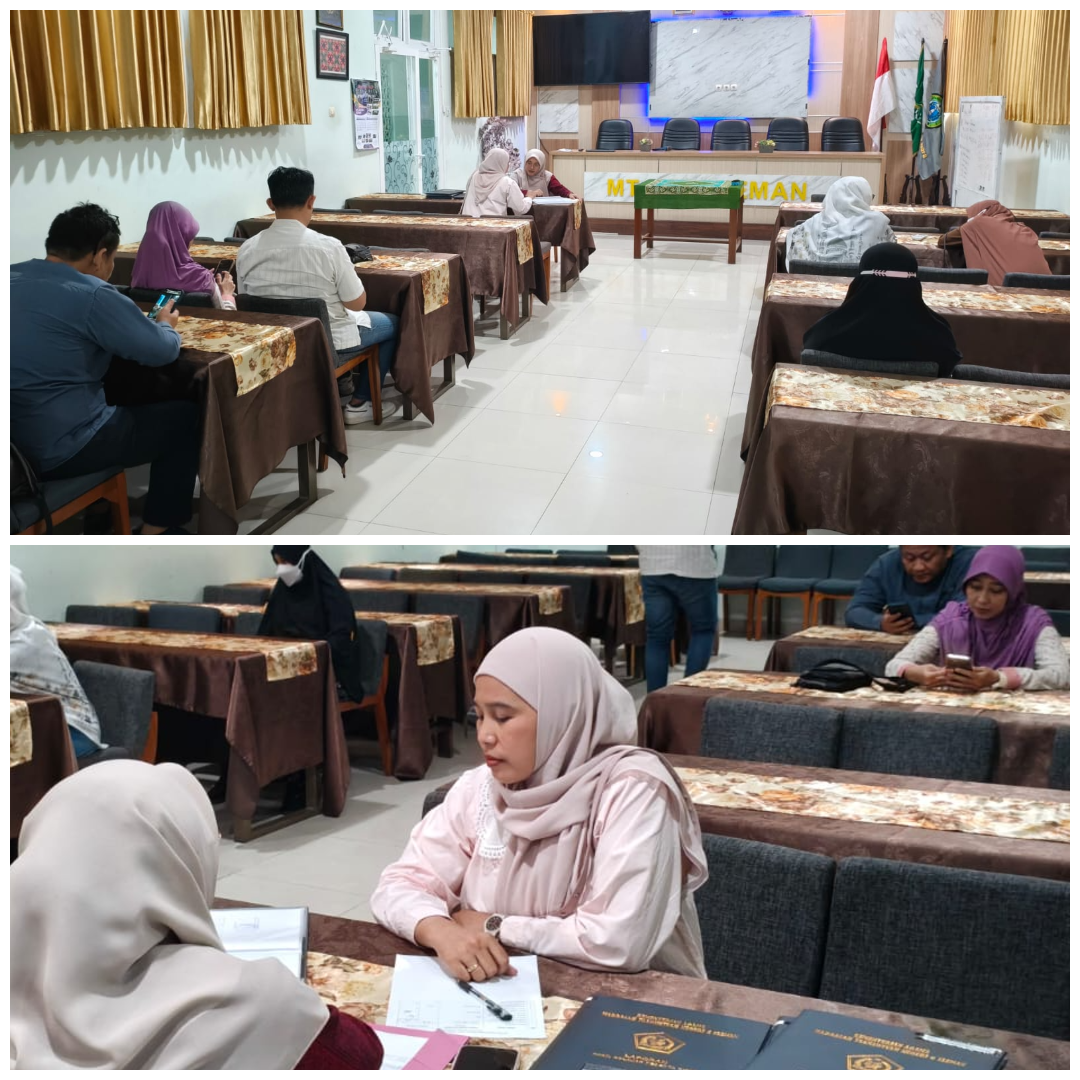 MTs NEGERI 6 SLEMAN GELAR PENGAMBILAN RAPOR SEMESTER IV BAGI 11 MURID LBI